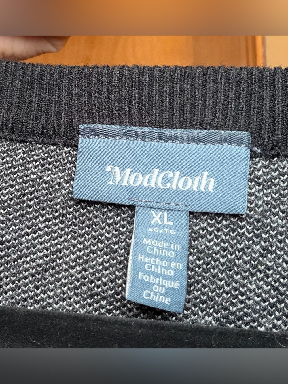 ModCloth Skeleton Knit Sweater Dress XL - Picture 3 of 5